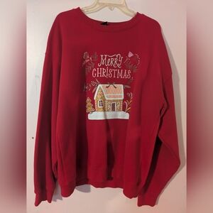 Red Merry Christmas Sweatshirt